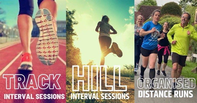 The track at Mark Hall Sports Centre - Thursday -7pm Social Running (Venues TBC)