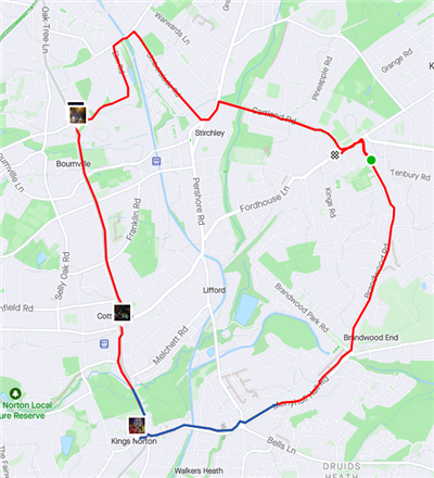 Colmore Junior School playground, Grove Road entrance - Christmas Tree Run (pace caters for 9mm - 10mm)