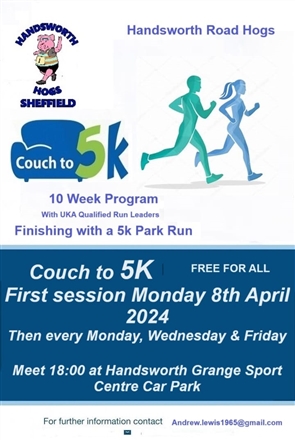 In Car Park at Handsworth Grange Sport Centre - Couch to 5K (Monday, Wednesday, Friday)